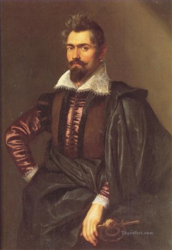Retrato de Gaspard Schoppius Barroco Peter Paul Rubens Pinturas al óleo